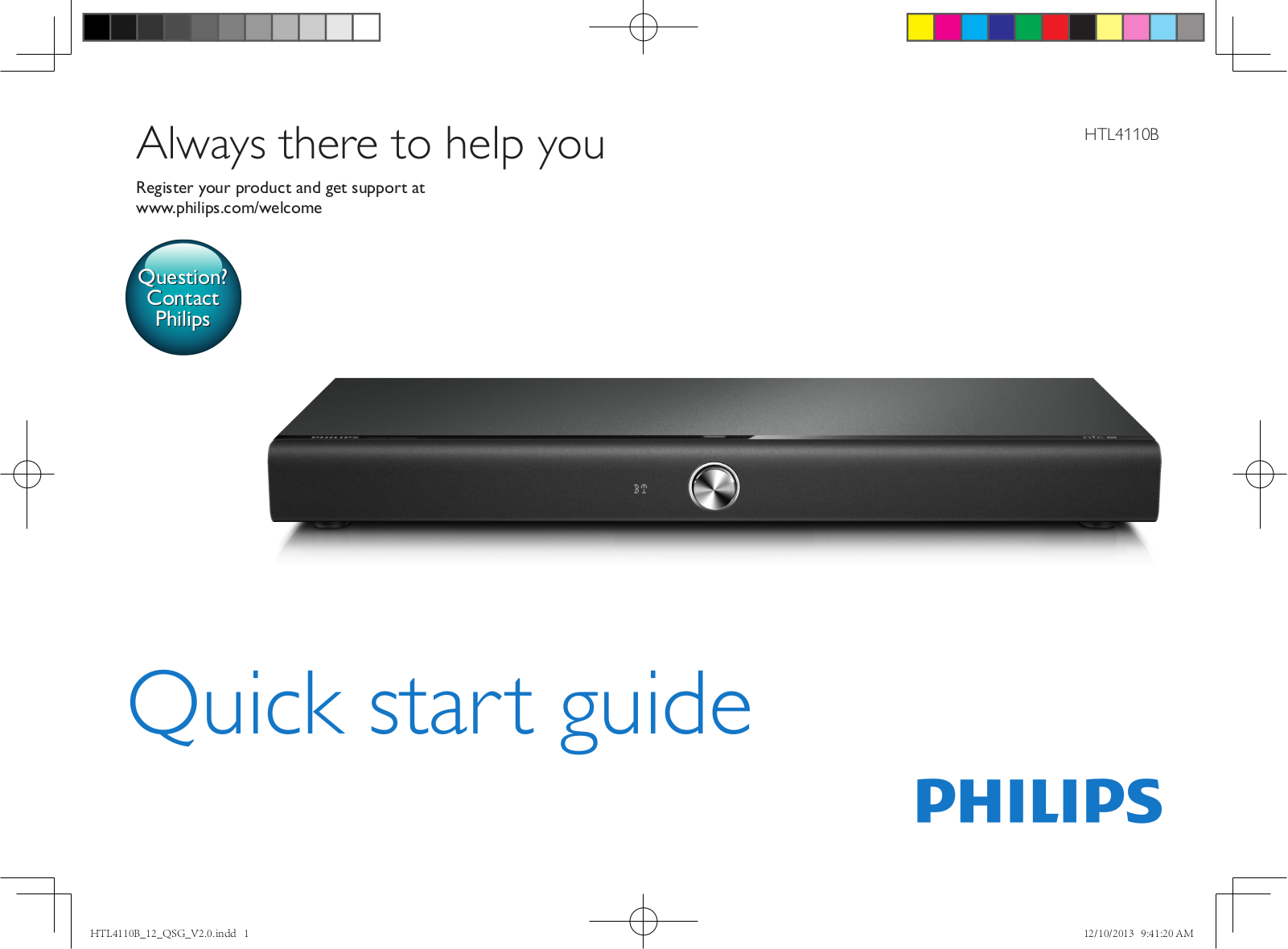 Philips HTL4110B User Manual