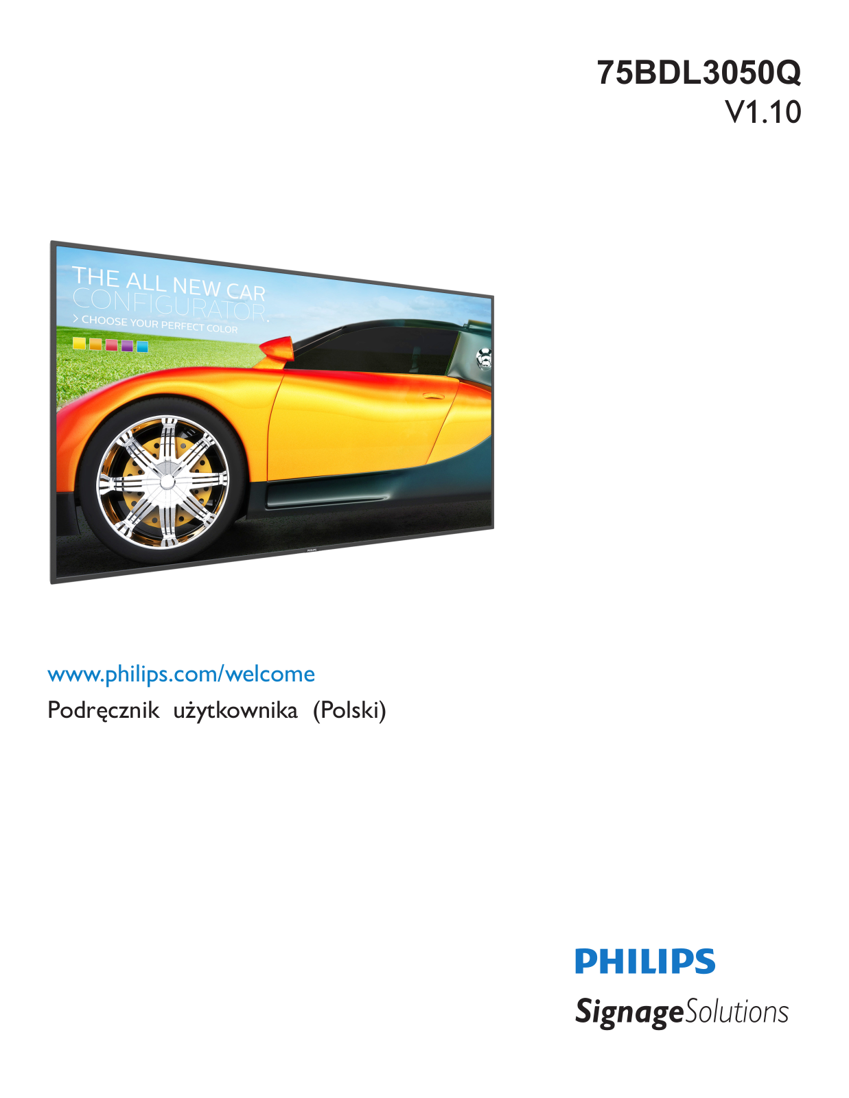 Philips 75BDL3050Q User Manual