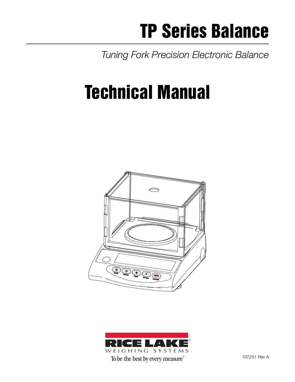 Rice Lake TP User Manual