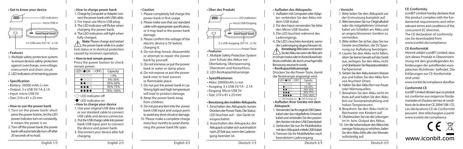 Iconbit FTB20000PB User Manual