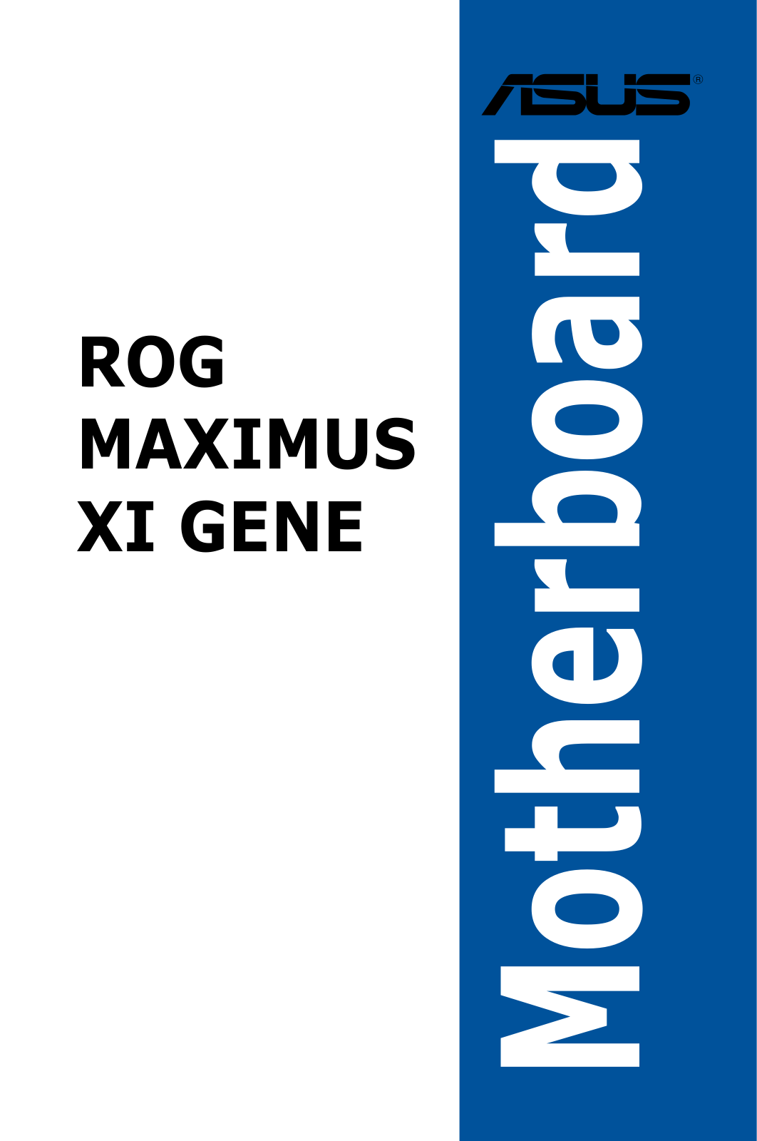 ASUS ROG Maximus XI Gene Service Manual