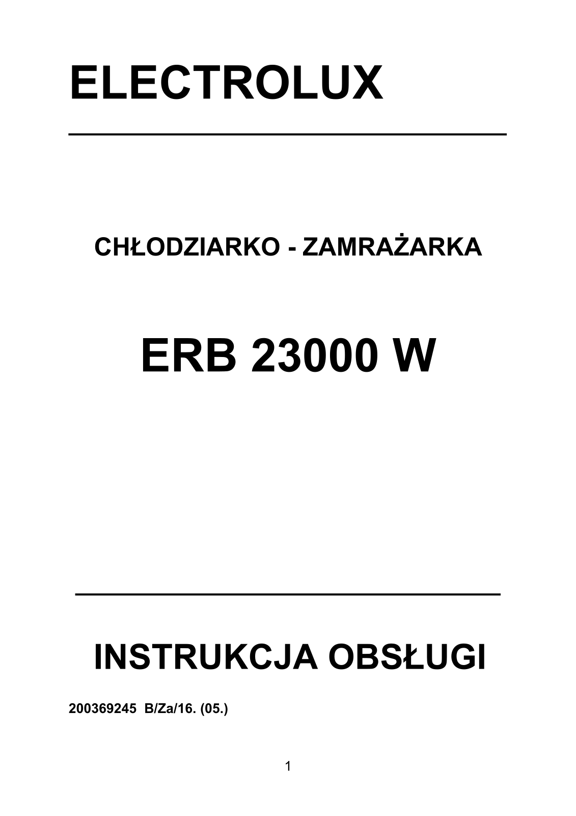 AEG ERB23000W User Manual