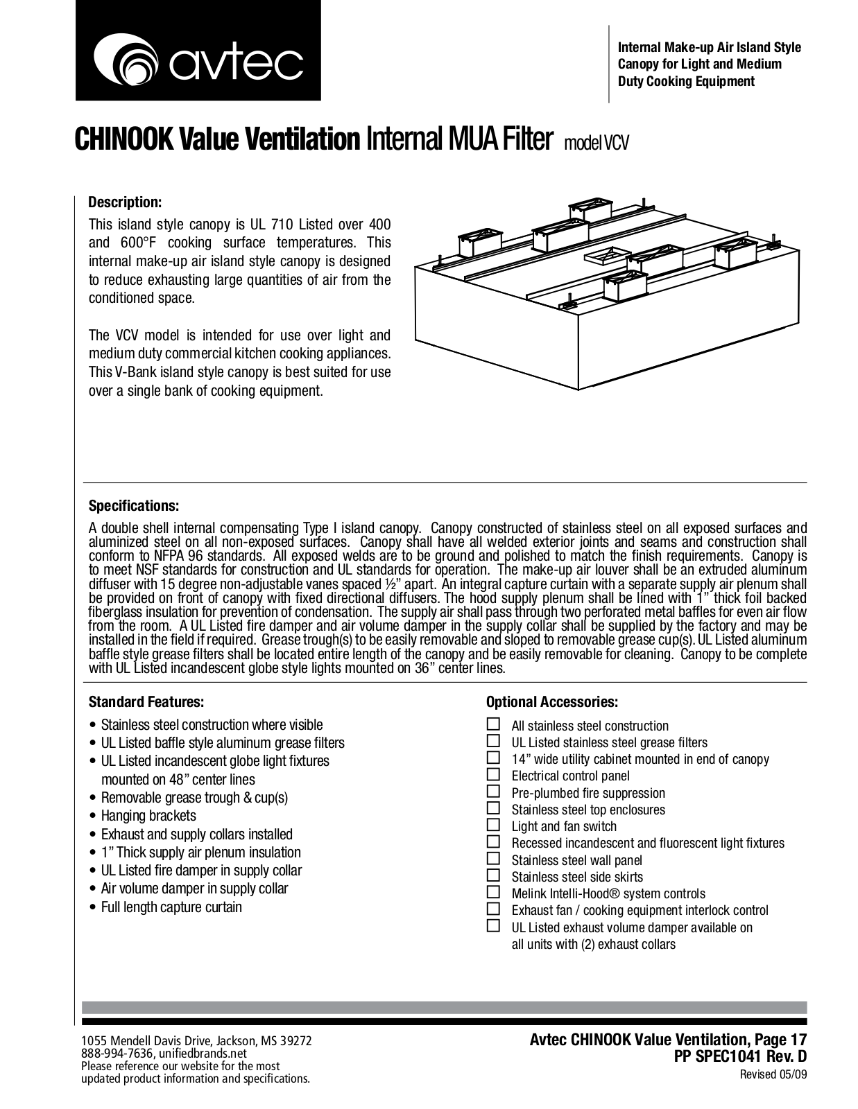 Avtec VCV User Manual