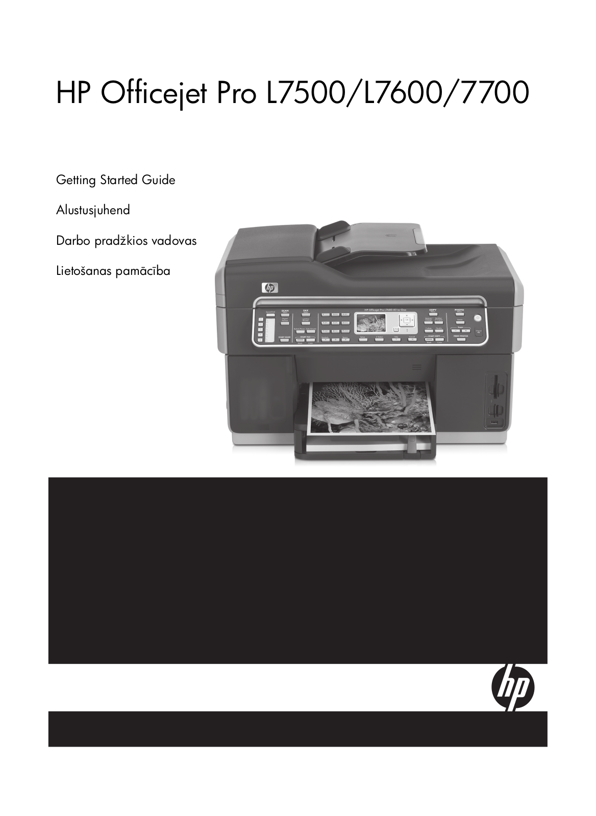 Hp OFFICEJET PRO L7780, OFFICEJET PRO L7680, OFFICEJET PRO L7590, OFFICEJET PRO L7580, OFFICEJET PRO L7555 User Manual