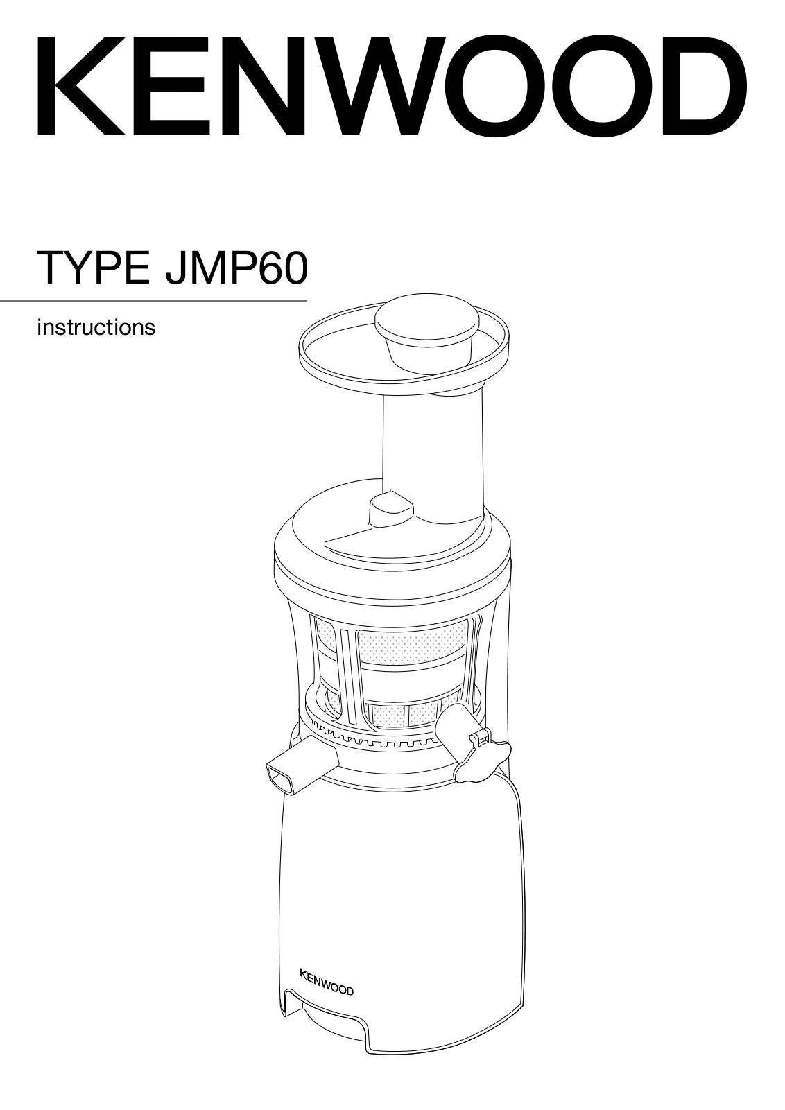 Kenwood JMP601WH User Manual