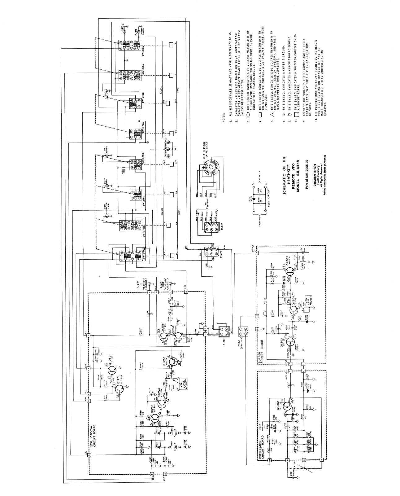 Heathkit sb 644a schematic