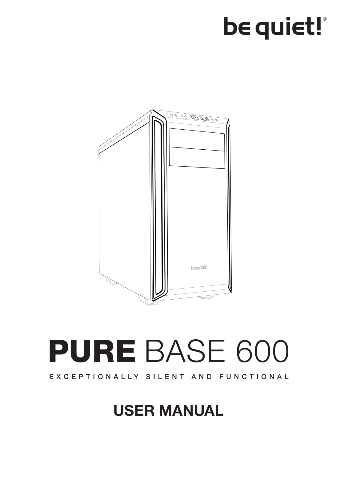 be quietl Pure Base 600 operation manual