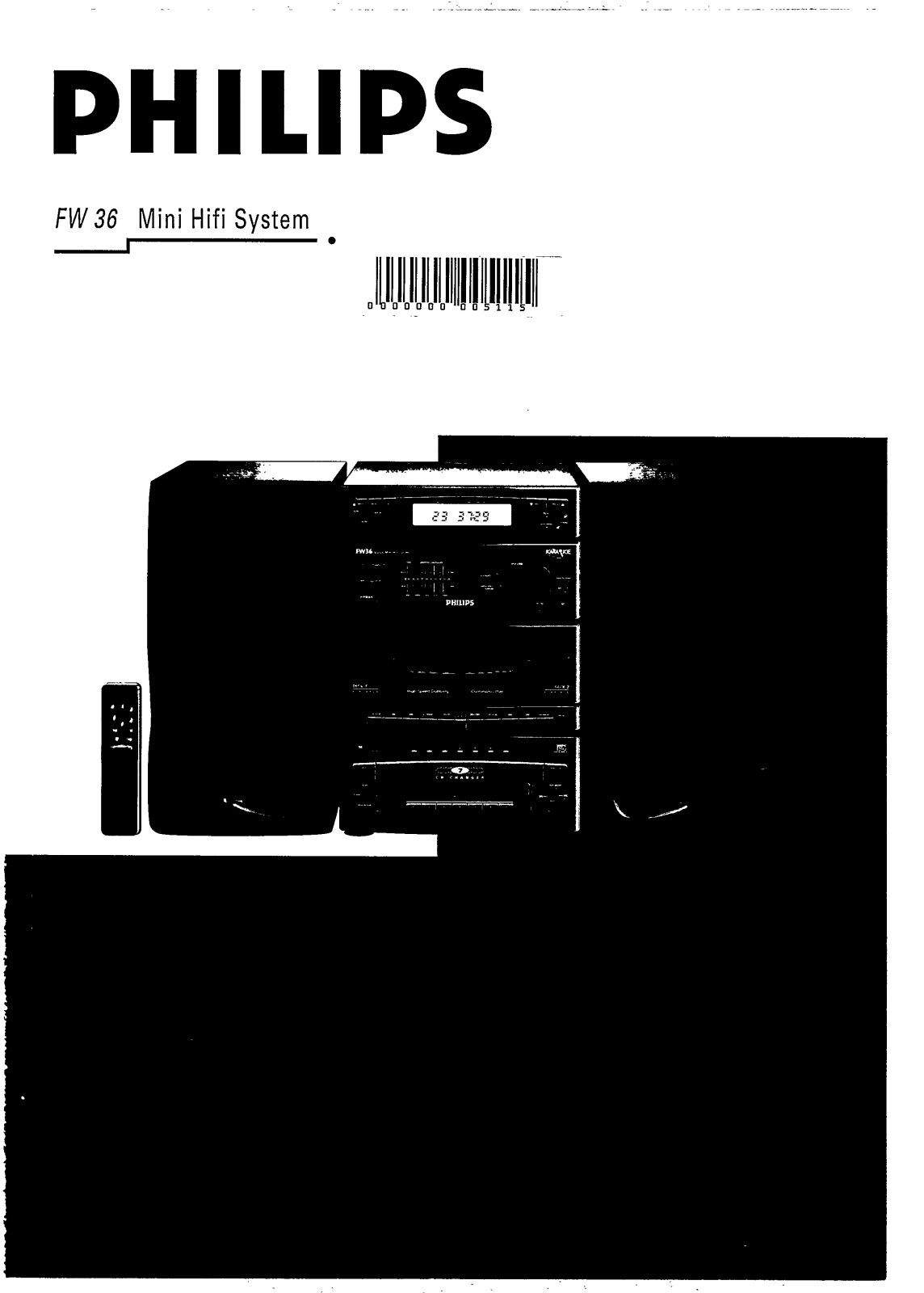 Philips FW36/25, FW36/22, FW36/21, FW36/20 User Manual