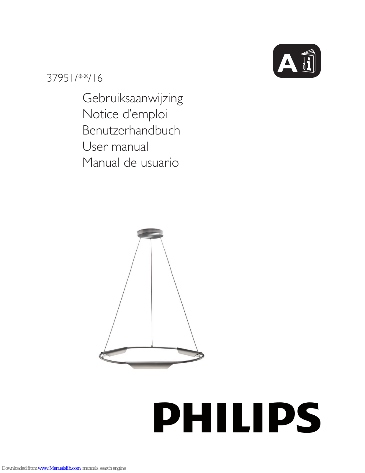 Philips 37951-17-16, 37951-31-16, 37951/**/16 User Manual - ManualMachine.com