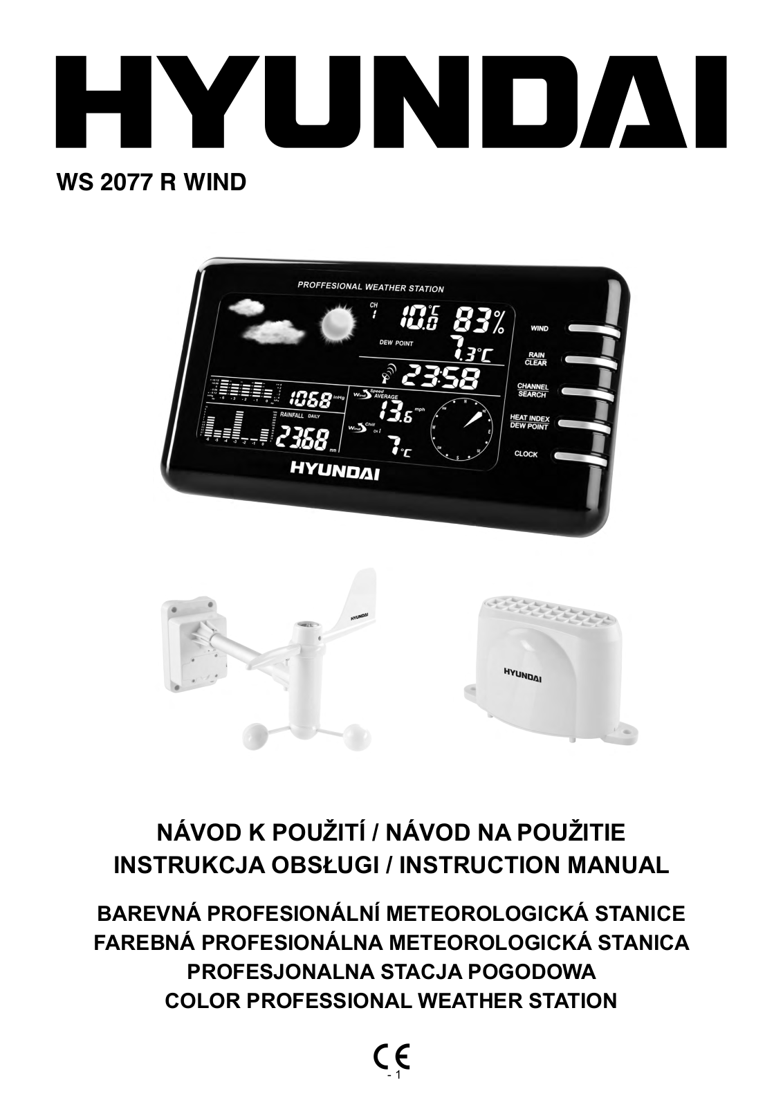 Hyundai WS 2077 R User Manual