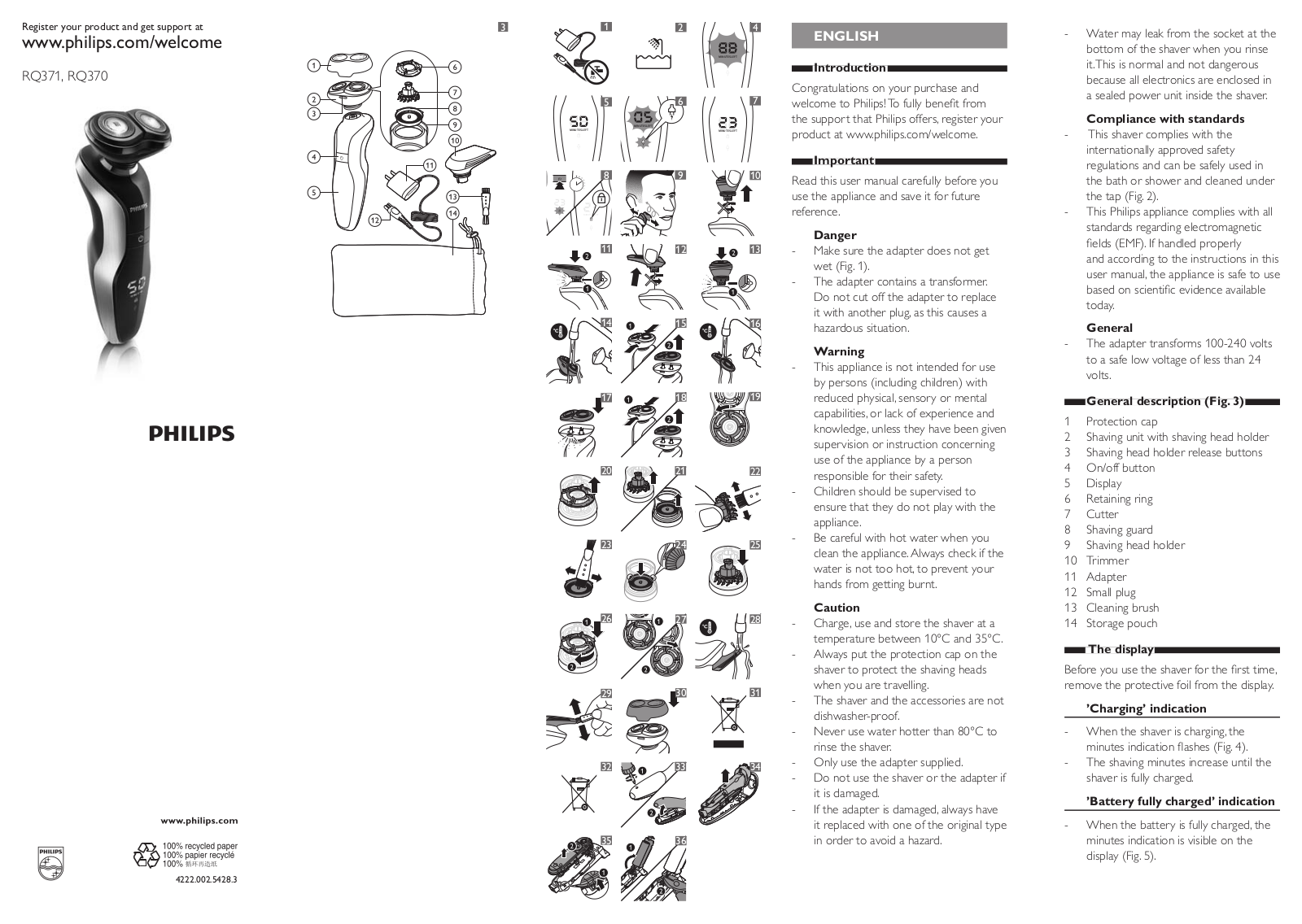 Philips RQ371 User Manual