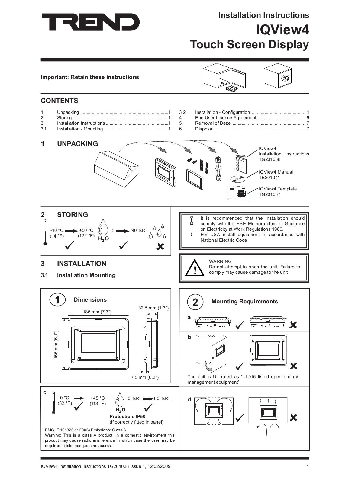 TREND iQView4 User Manual