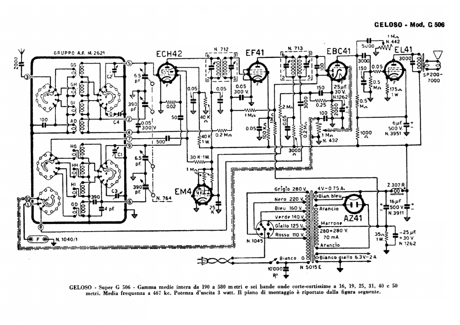 Geloso g506 schematic