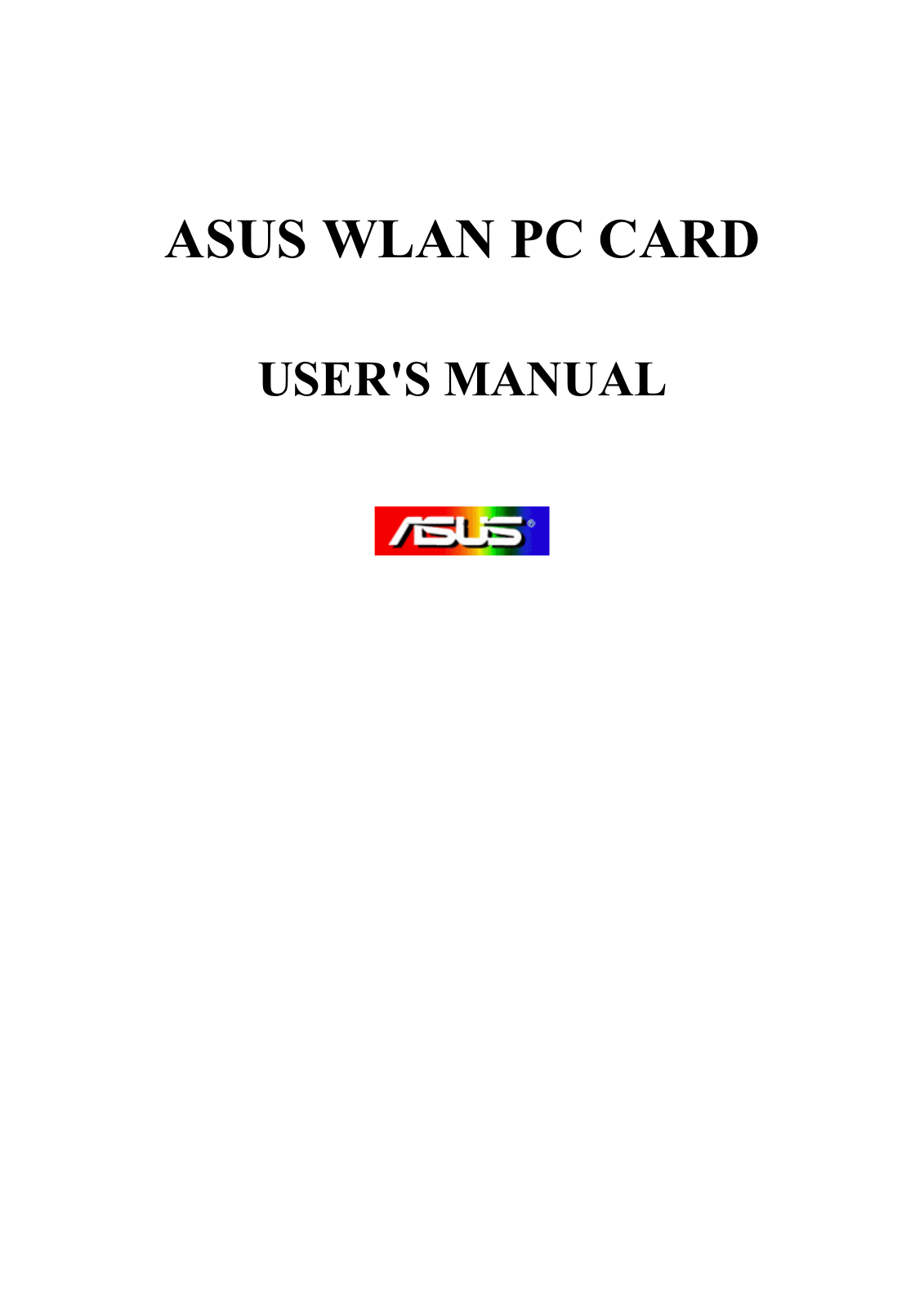 ASUSTeK Computer PCCAC100 Users Manual