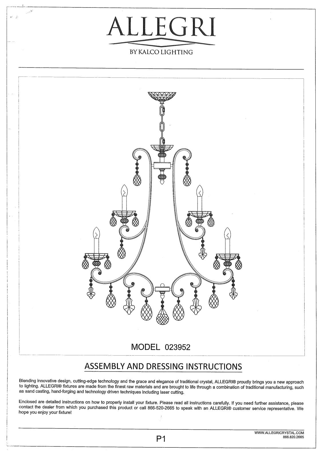 Allegri 023952017FR001 User Manual