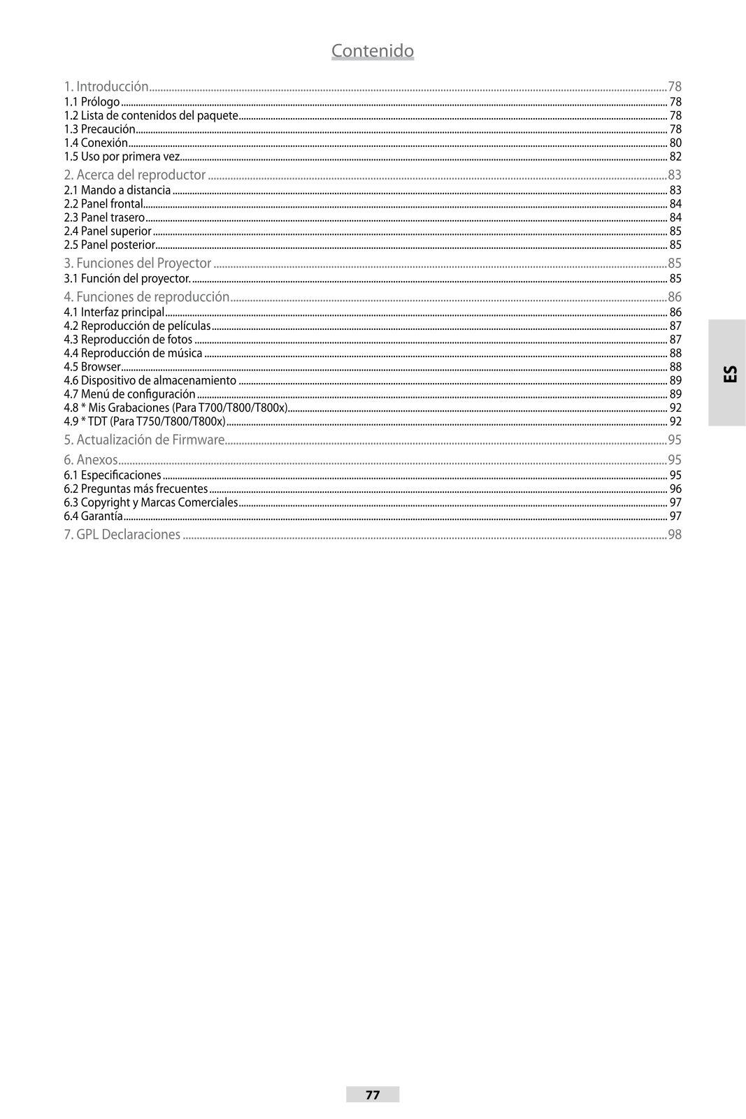 Emtec MOVIE CUBE THEATER T800 User Manual