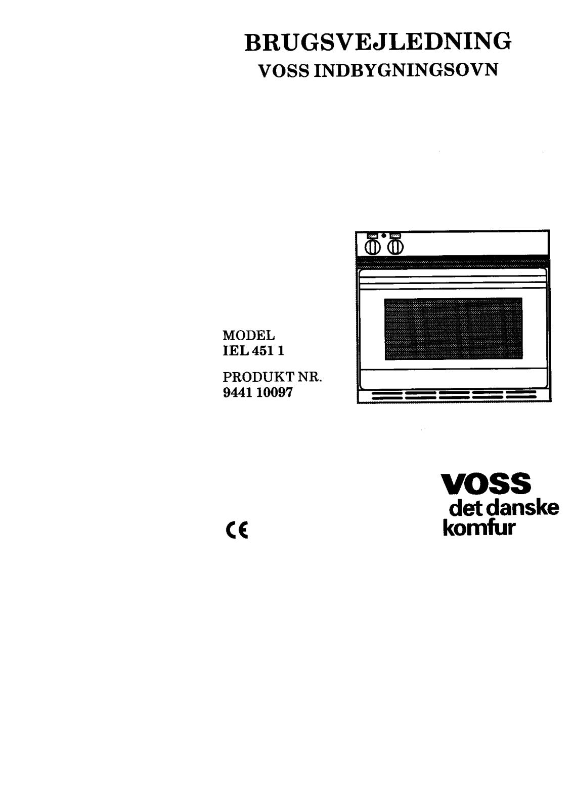 Voss IEL4711, IEL4511, IEL4621 User Manual