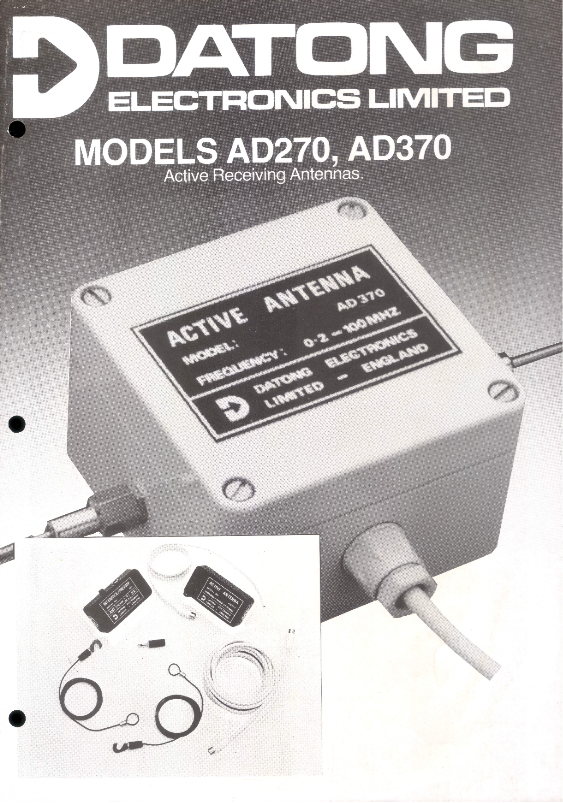 Datong AD270, AD370 Technical Manual - ManualMachine.com