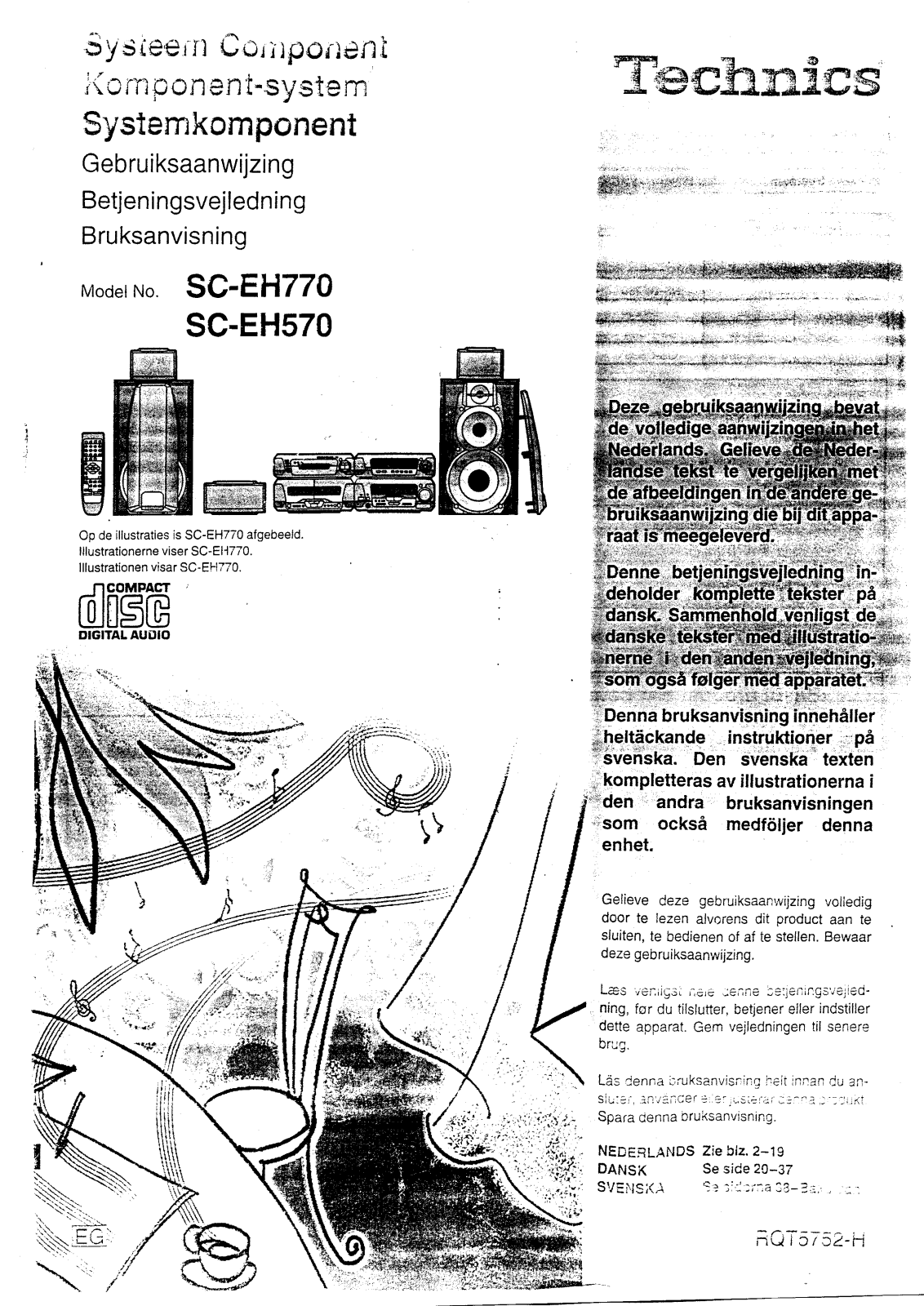 Technics SC-EH770, SC-EH570 User Manual