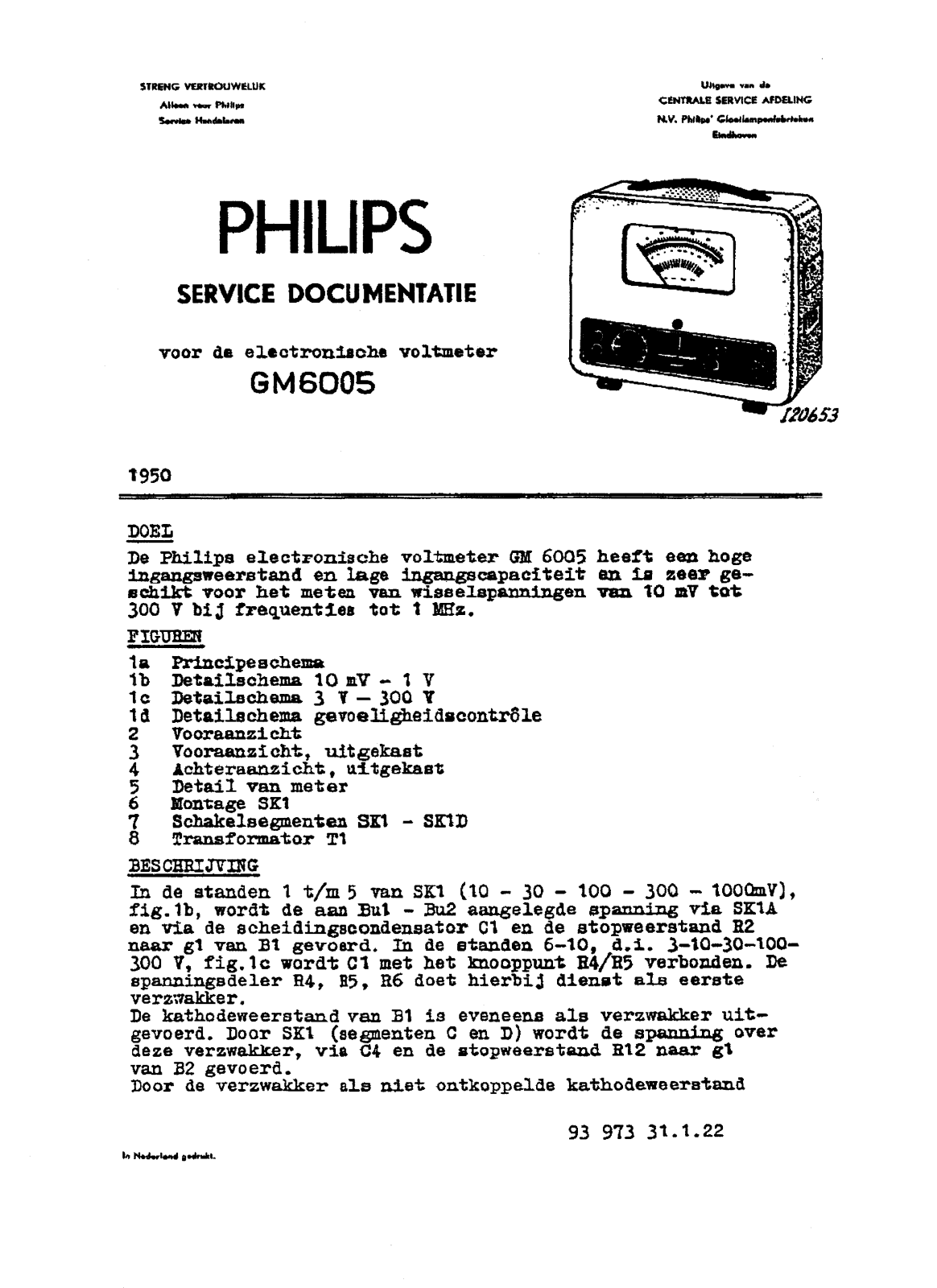 Philips gm6005 schematic