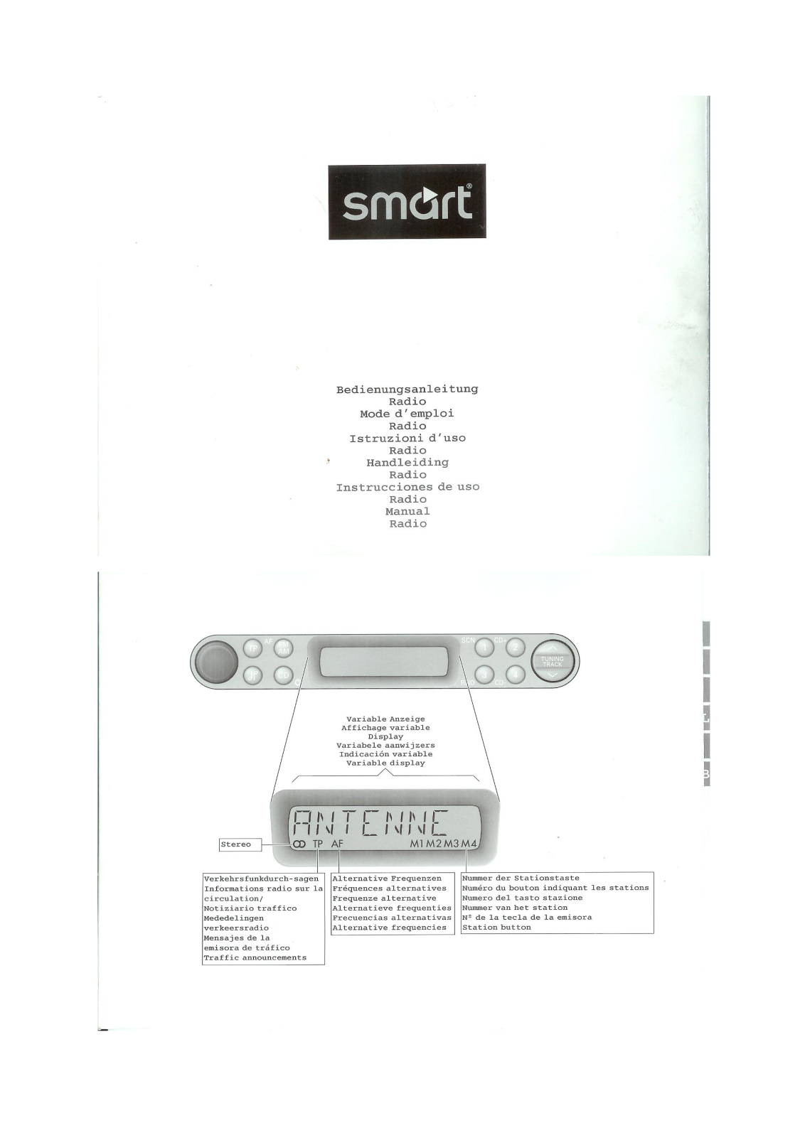 SMART RADIO CD User Manual