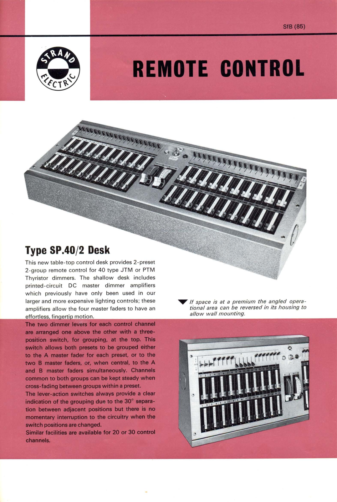 Strand SP40 Datasheet - ManualMachine.com