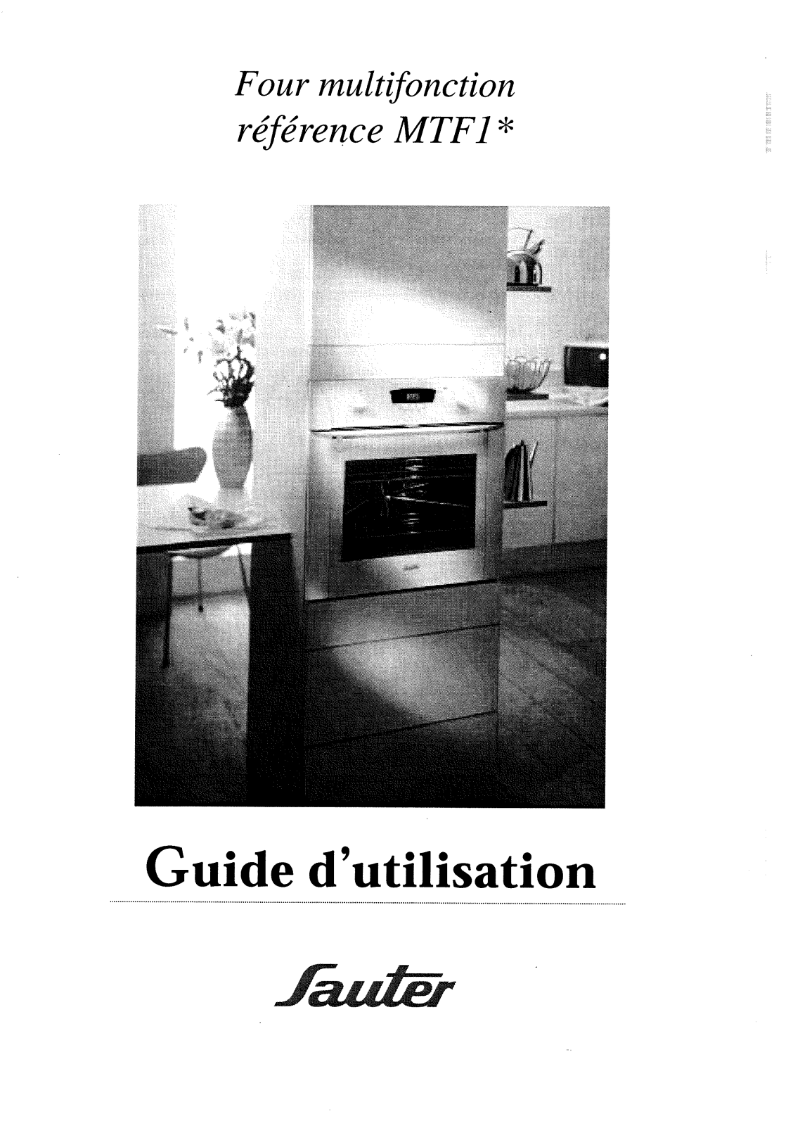 SAUTER MTF1B User Manual