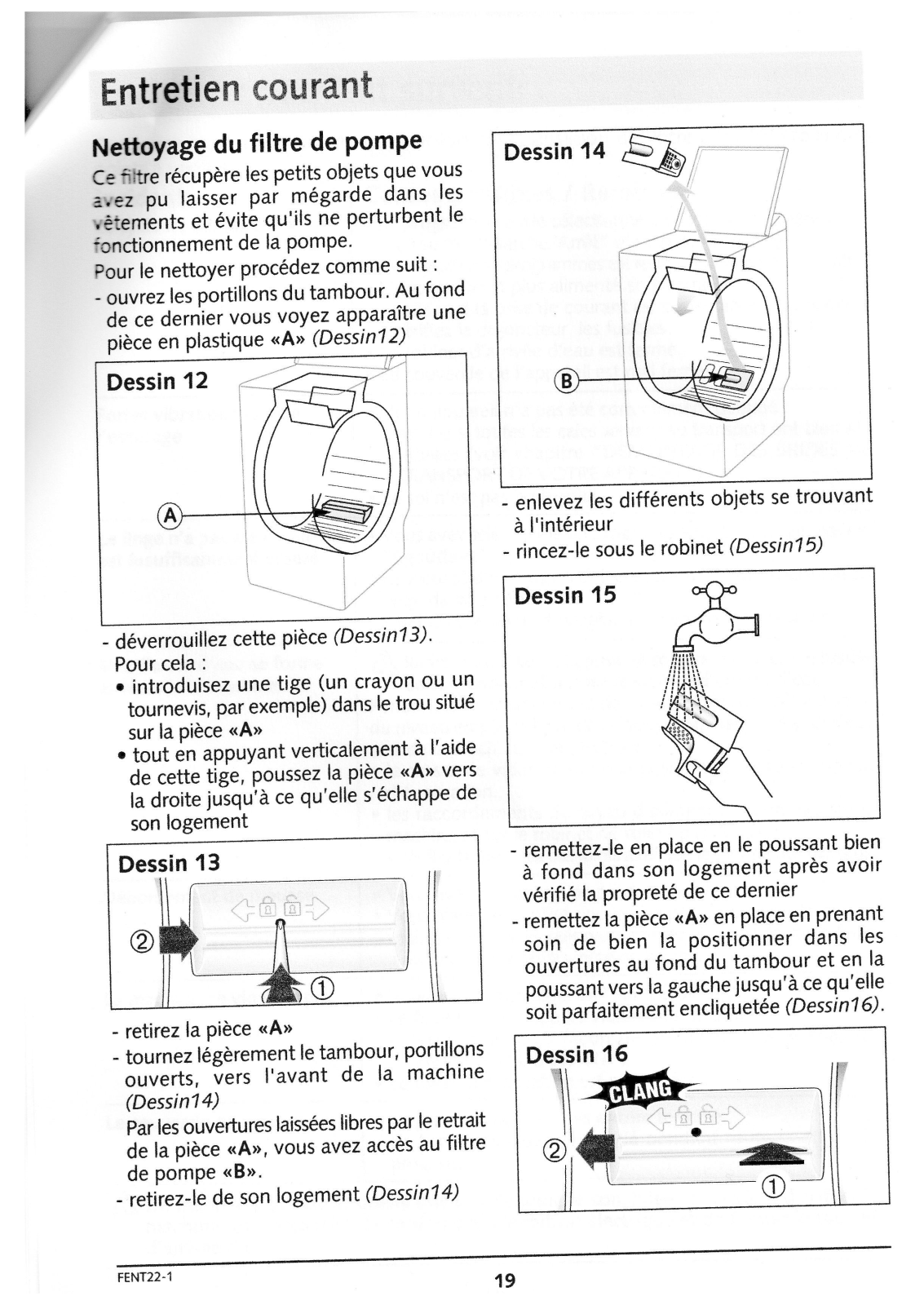 BRANDT WTC1015F User Manual