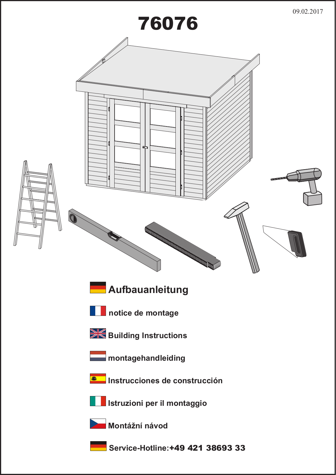 Karibu 76076 Assembly instructions