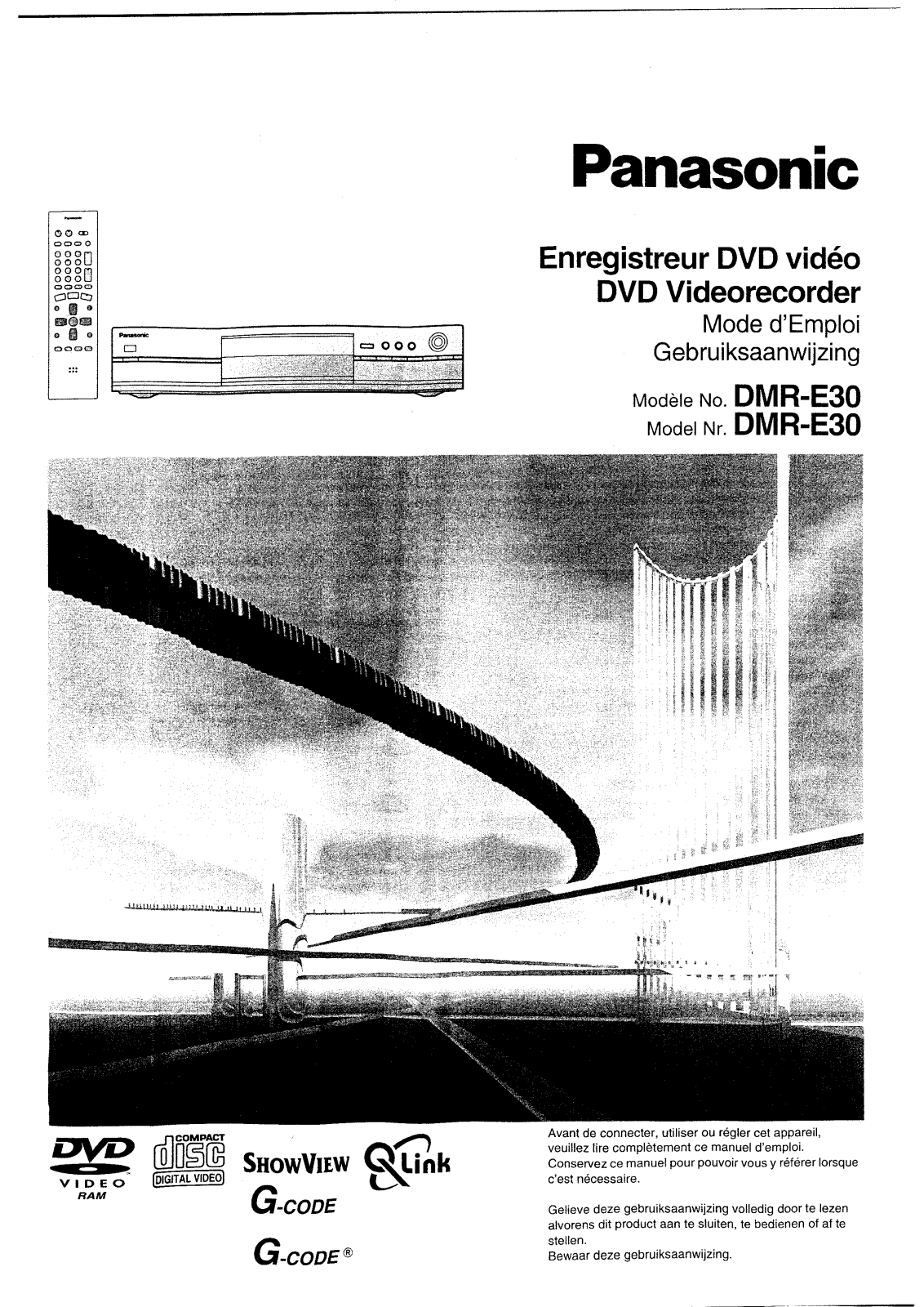 Panasonic DMR-E30 User Manual