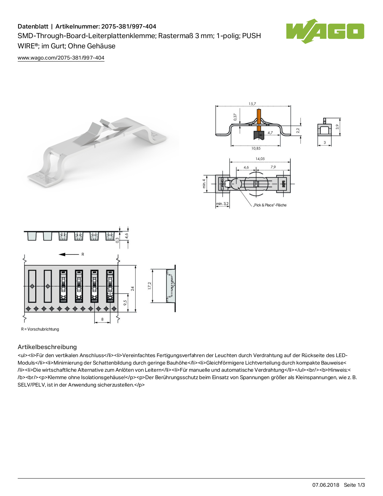 WAGO 2075-381 Datasheet - ManualMachine.com