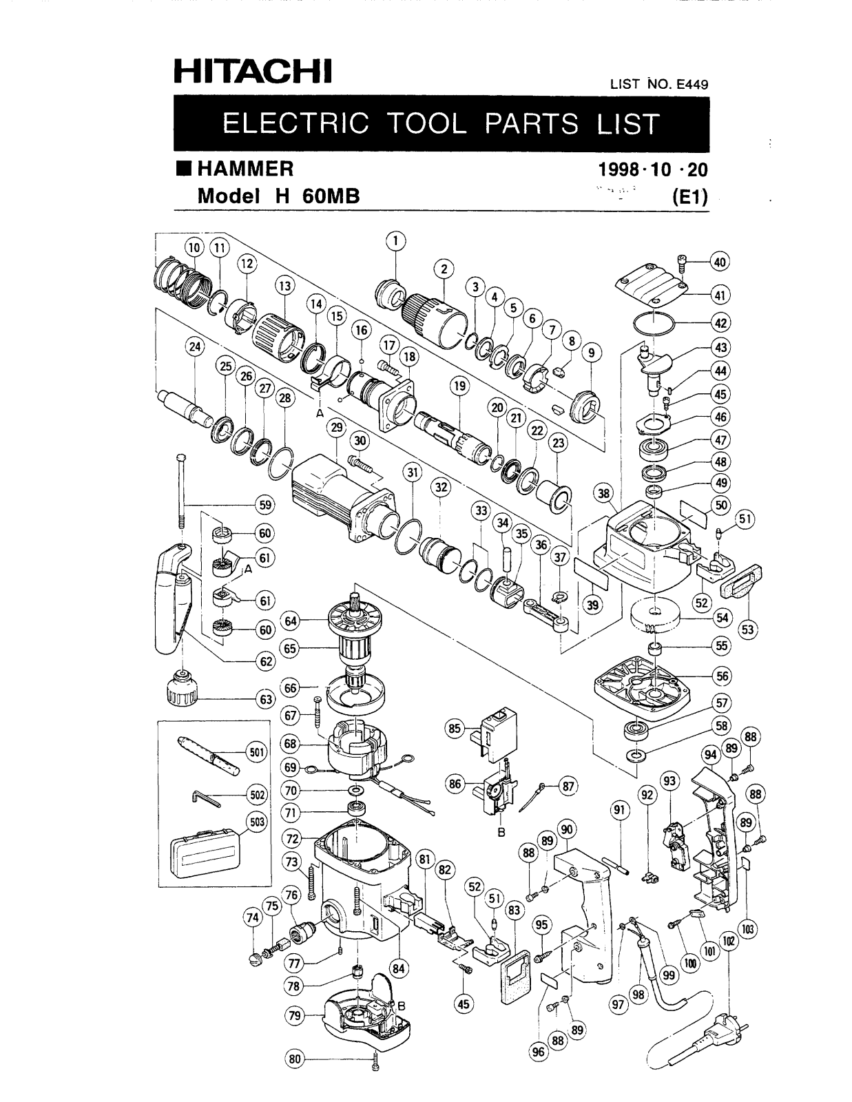 Hitachi H60MB User Manual