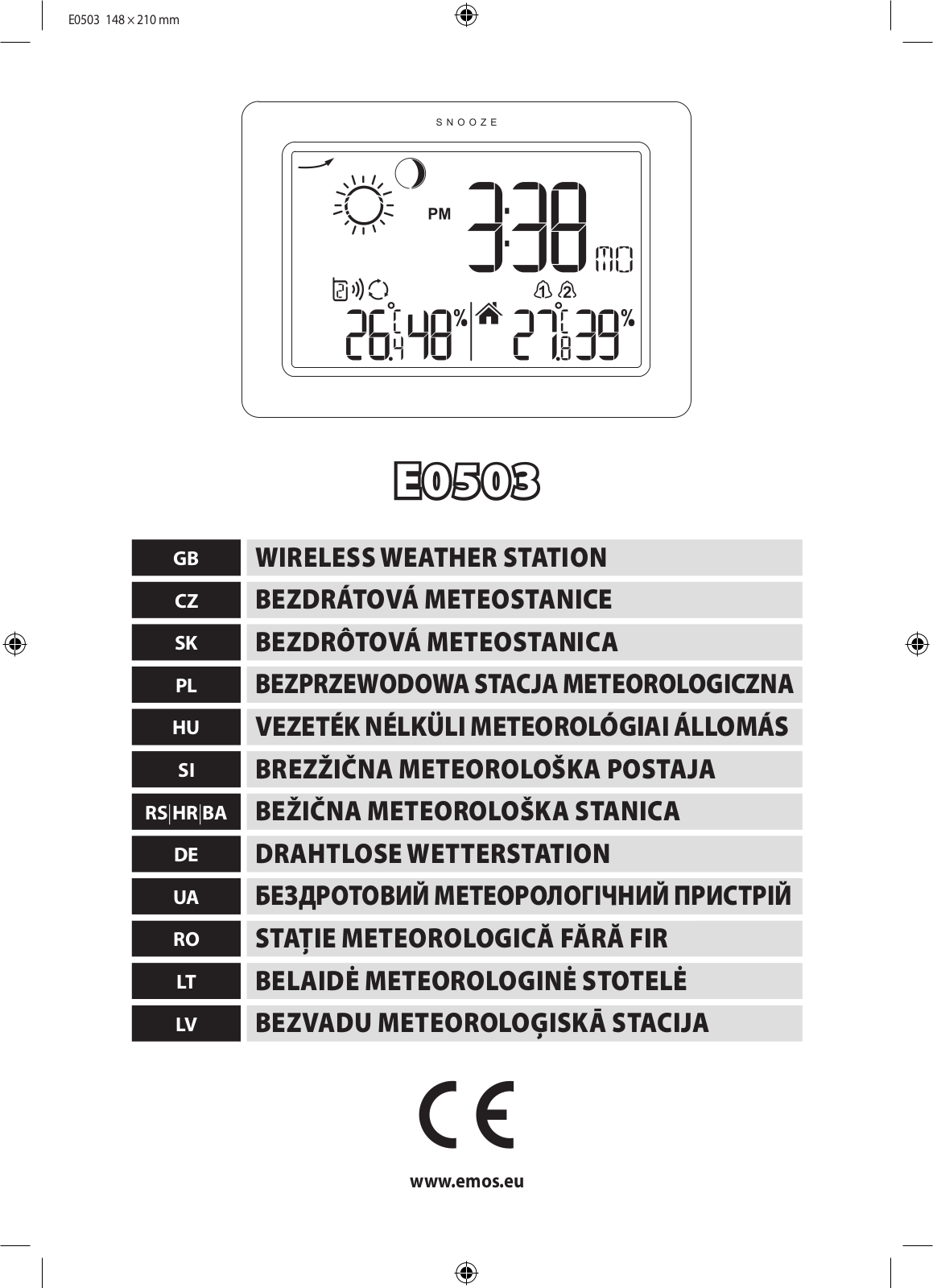 EMOS E0503 User Manual