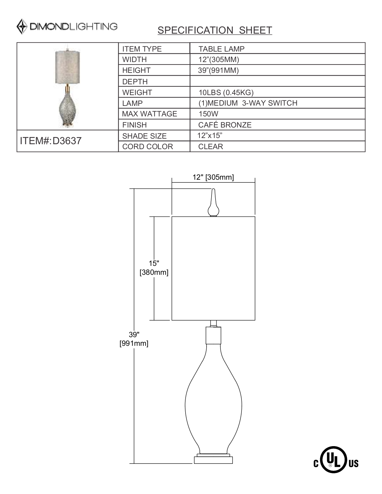 ELK Home D3637 User Manual