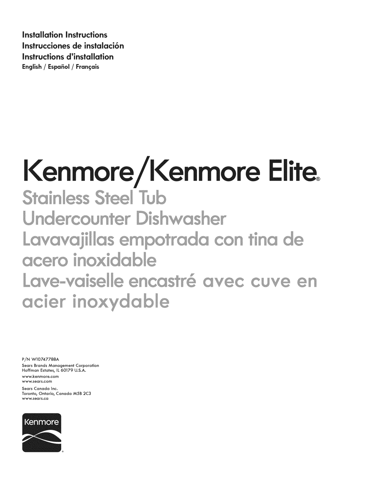 Kenmore Elite 66513692N411, 66513692N412, 66513693N411, 66513693N412, 66513699N411 Installation Guide - ManualMachine.com