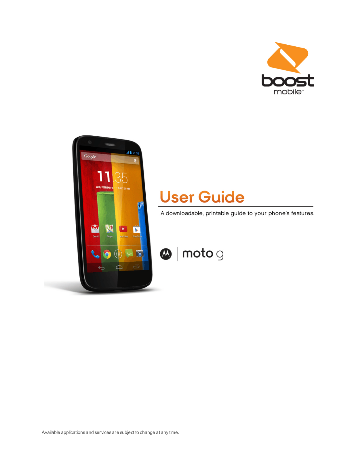 Motorola XT1031 User Manual
