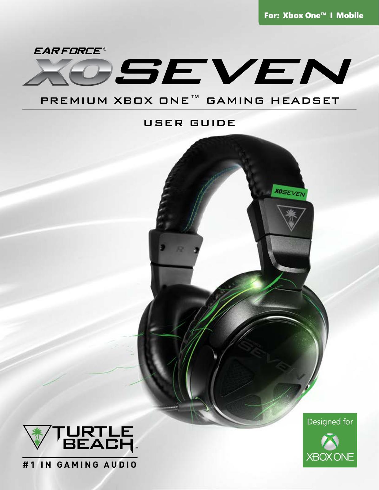 Turtle Beach Ear Force XO SEVEN Instruction manual