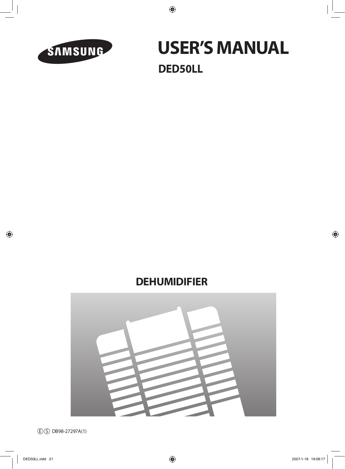 Samsung DED65EL8, DED50EL8 User Manual