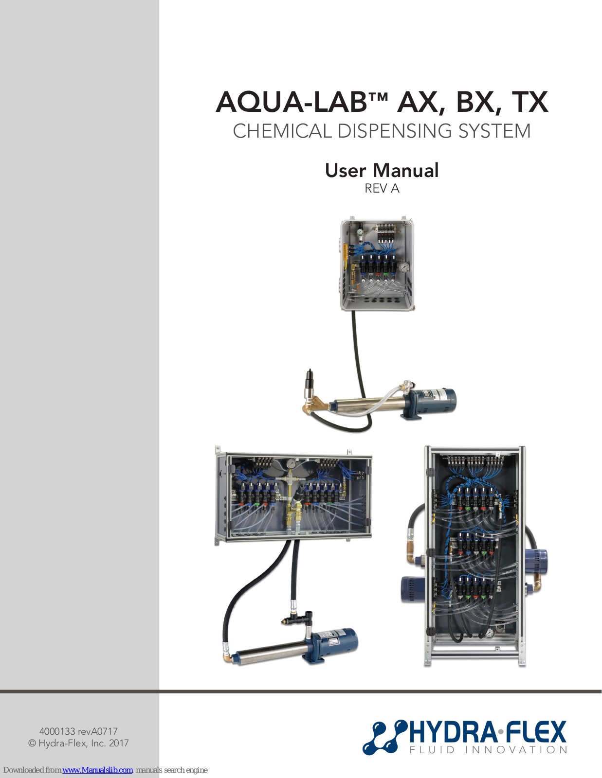 Hydra-Flex AQUA-LAB AX, AQUA-LAB BX, AQUA-LAB TX User Manual