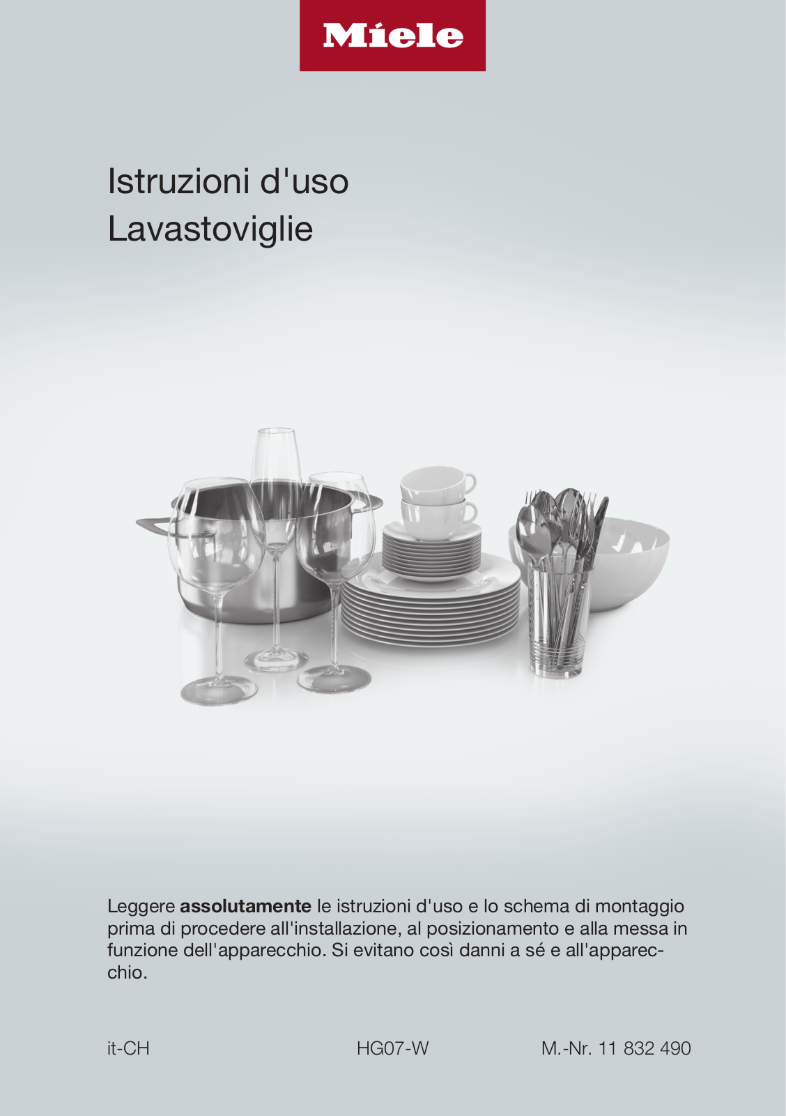 Miele G 17510, G 27515 Instructions Manual