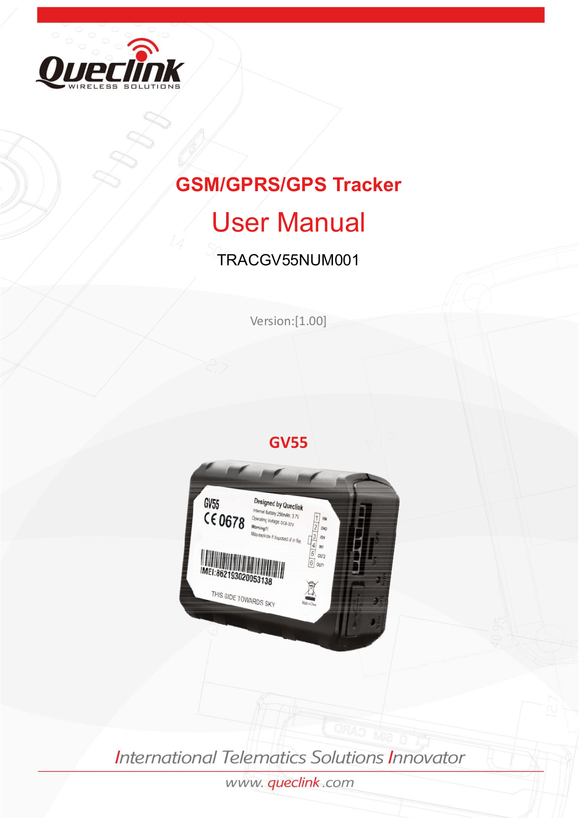 Queclink Wireless Solutions GV55 User Manual