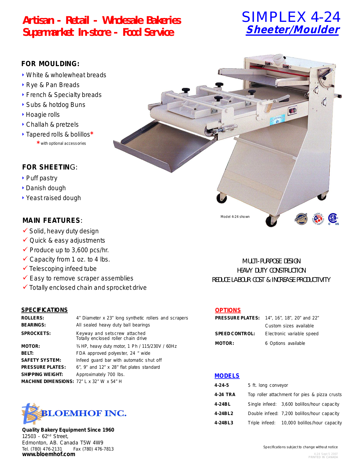 Bloemhof EXPRESS 4-24 User Manual - ManualMachine.com