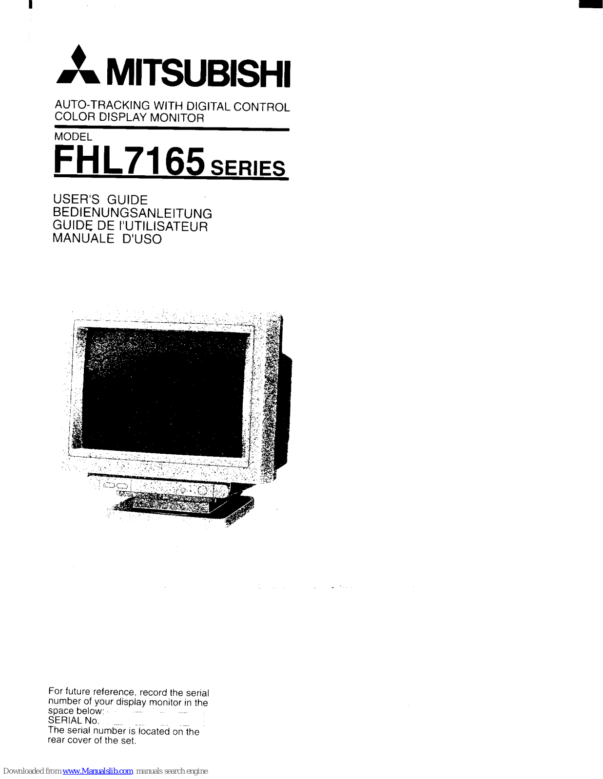 Mitsubishi FHL7156 User Manual