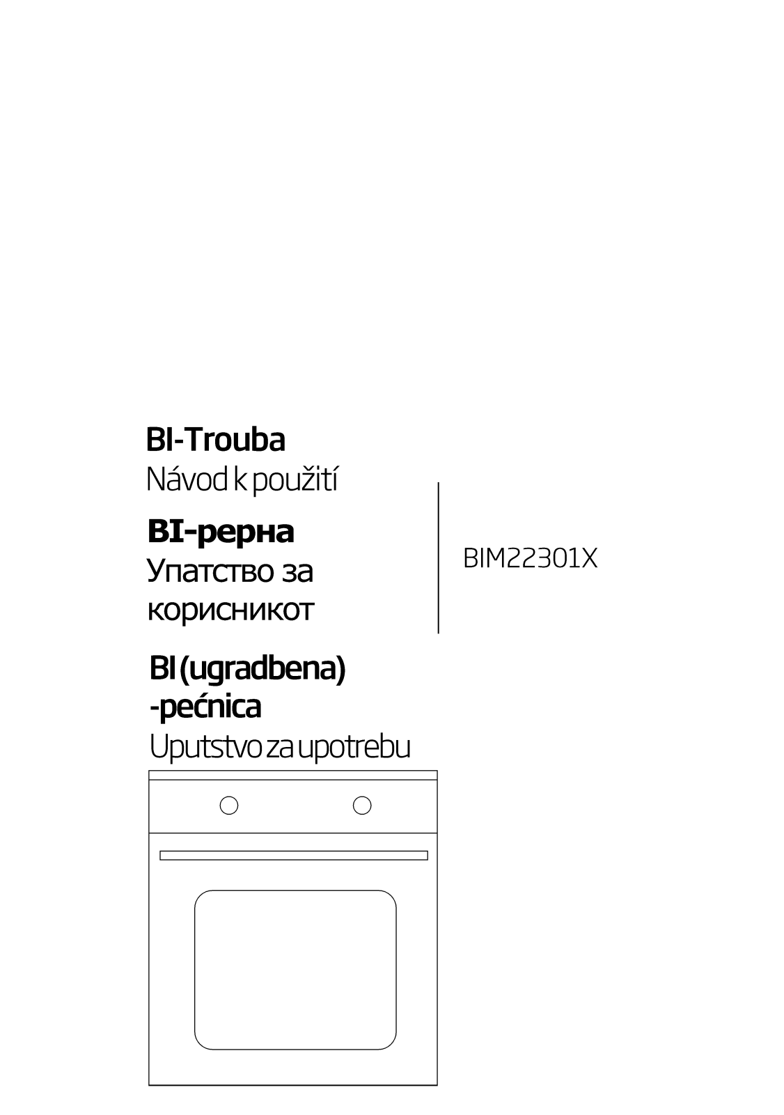 BEKO BIM 22301 X User Manual