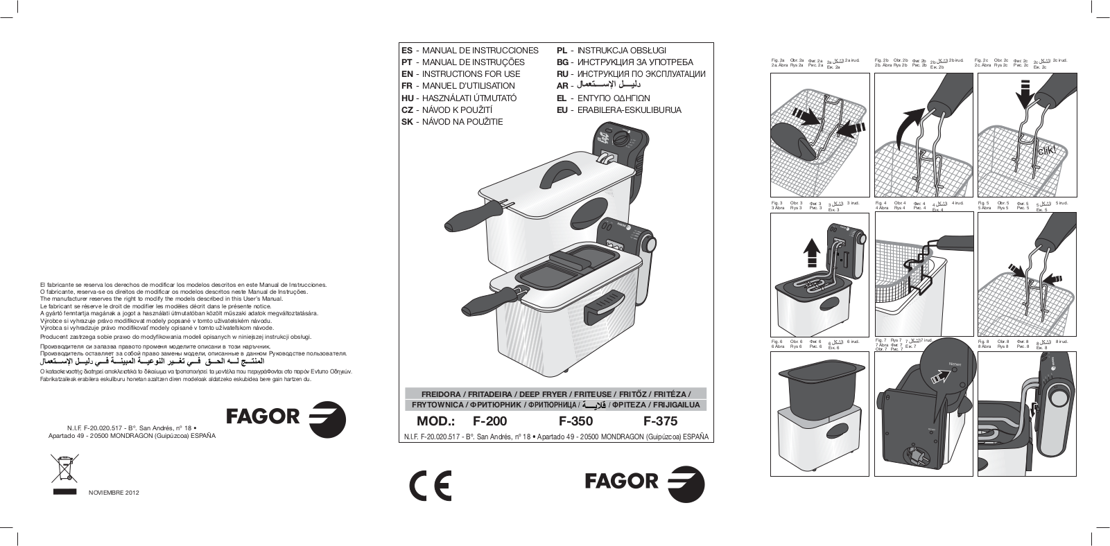 Fagor F-200 User Manual