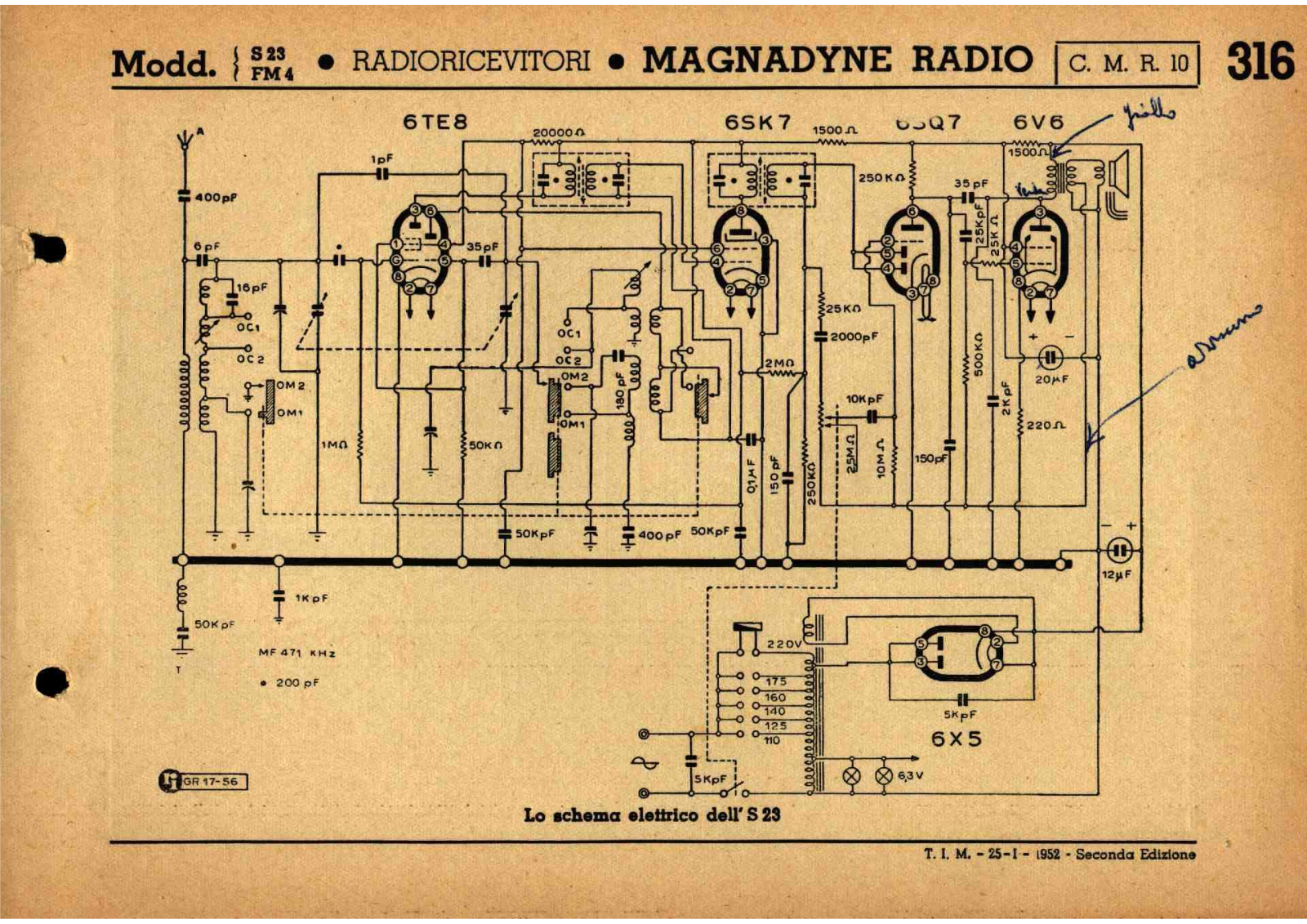 Magnadyne s23 schematic