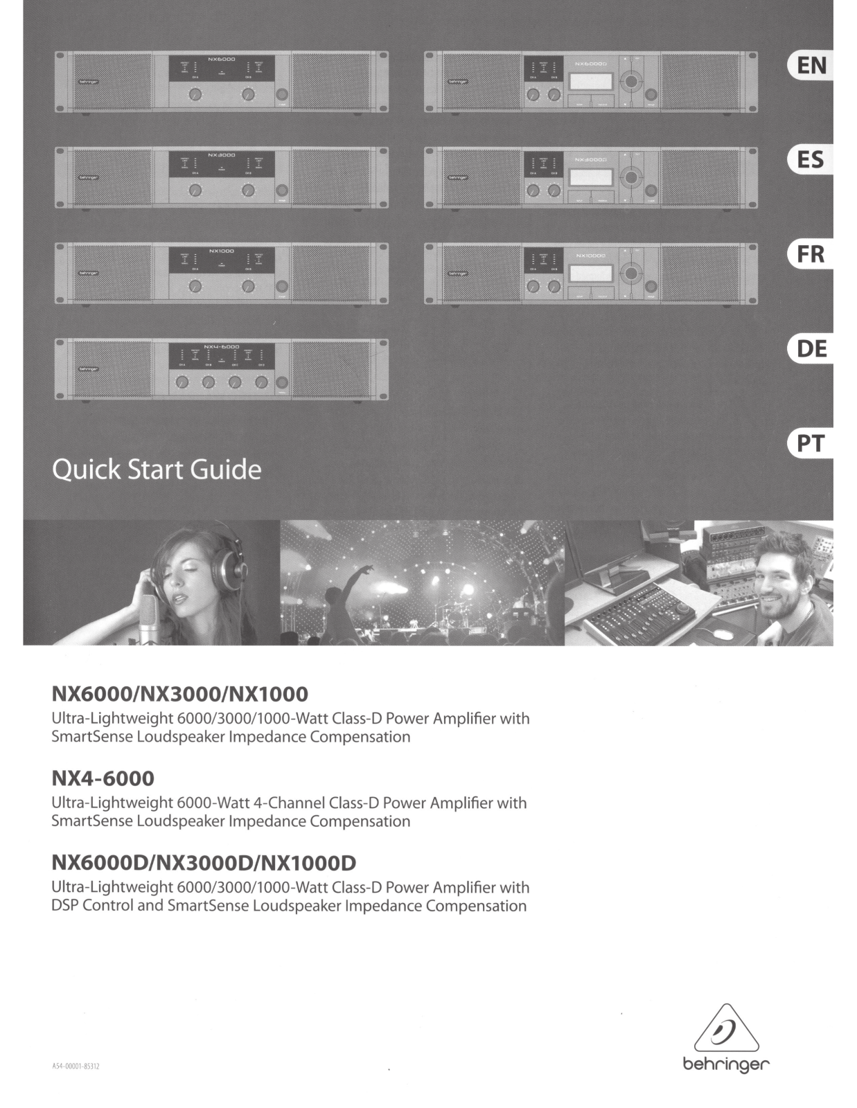 Behringer NX6000, NX1000, NX4-6000, NX3000, NX3000D Quick Start Manual - ManualMachine.com