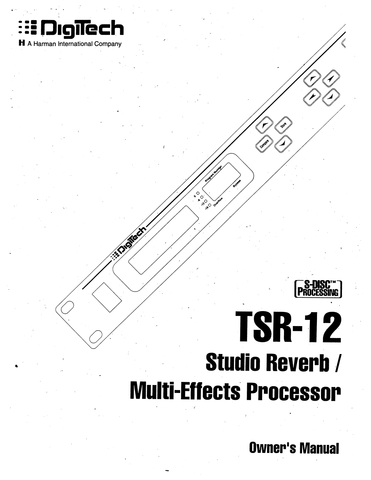 DigiTech TSR12 User Manual