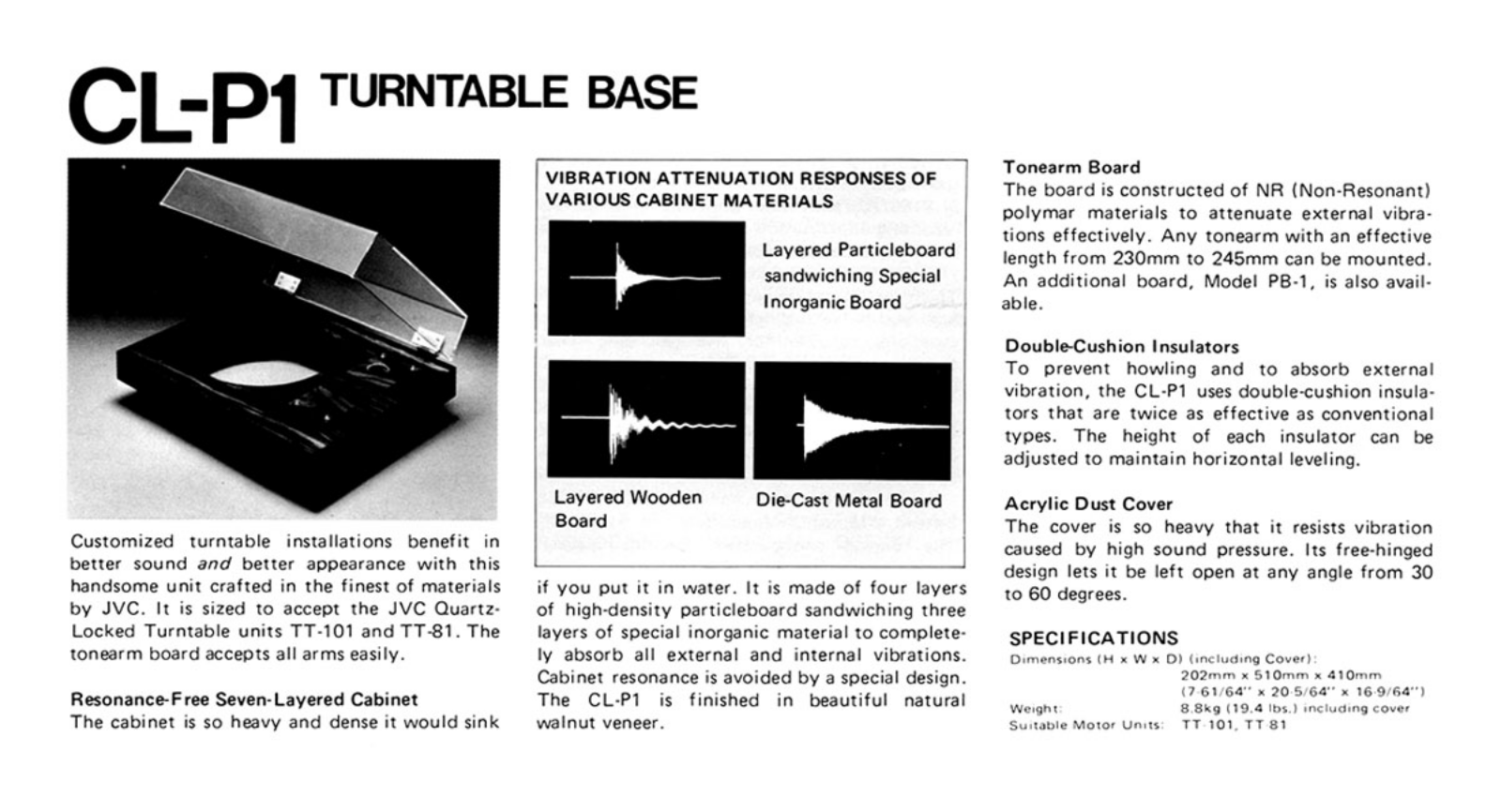 JVC CLP-1 Brochure