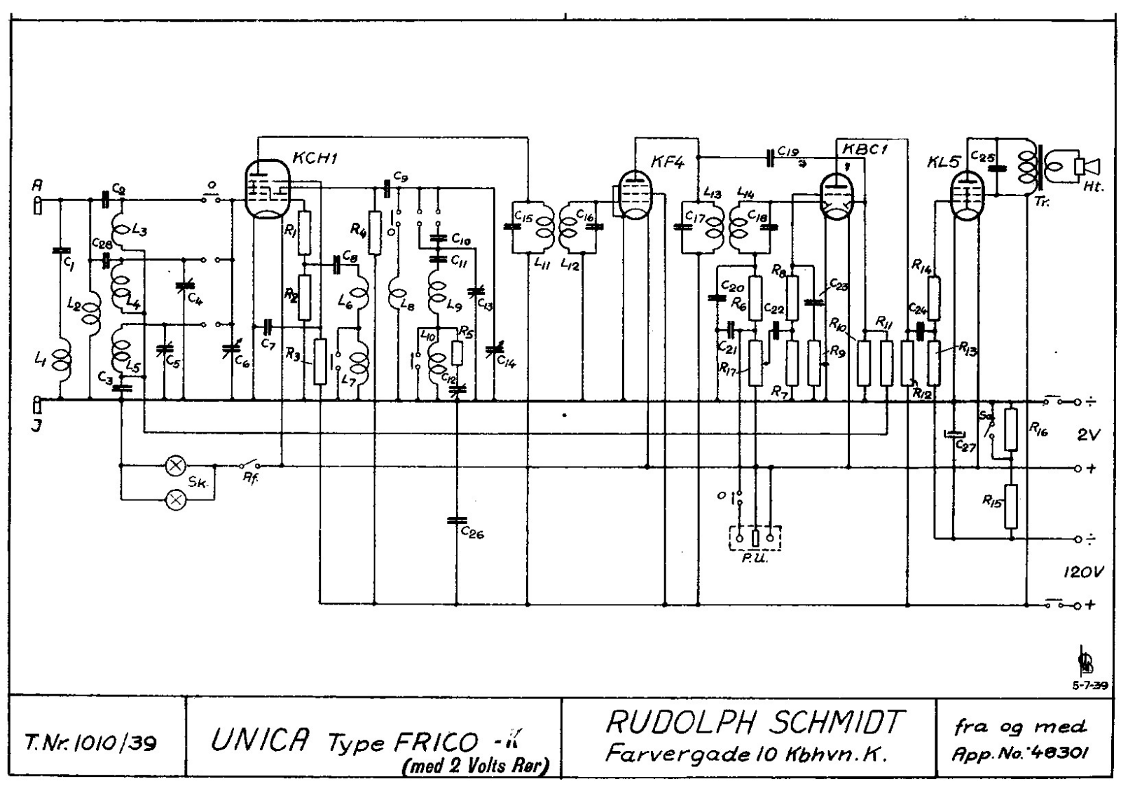 Unica Friko Schematic - ManualMachine.com